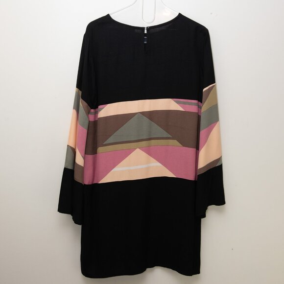 Bel Kazan Sahara Dress Mini Baraka Collection Geometric Multicolor Black Medium - Picture 3 of 7